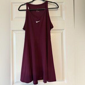 Nike Women's Maroon Sleeveless Dress